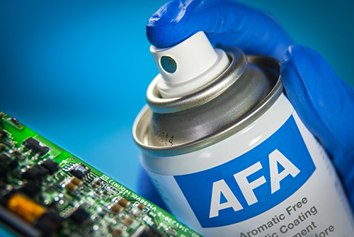 AFA optically clear conformal coating